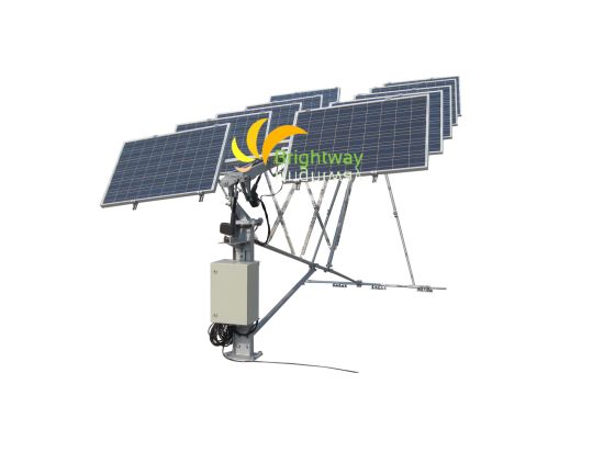 Estructura de rastreador único de tilt solar de 2.7kW