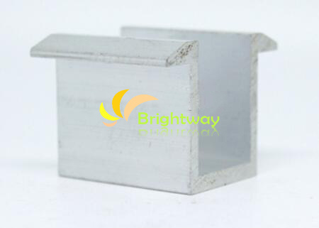 Abrazadera media de aluminio AAM009 para el sistema de energía solar