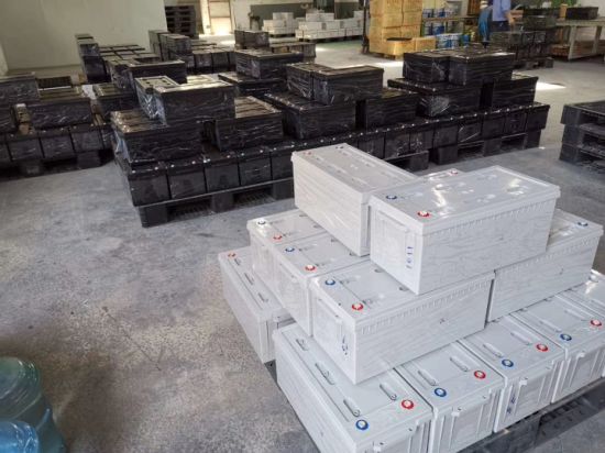 12V150ah Batería de plomo ácido Batería de gel Fábrica de baterías de litio