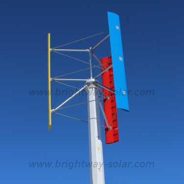 Brightway Turbina eólica del eje vertical 600W 1000W 2000W 3000W