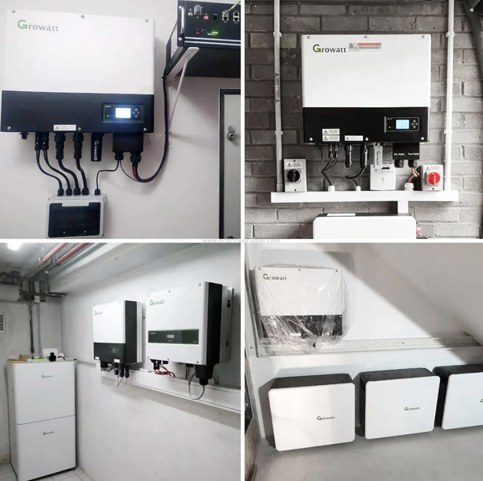 Growatt 5kw Inverter híbrido Growatt en el inversor solar del inversor solar de la cuadrícula
