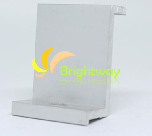 Abrazadera final de aluminio Aae004 para sistema de energía solar