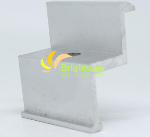 Abrazadera final de aluminio Aae008 para sistema de energía solar
