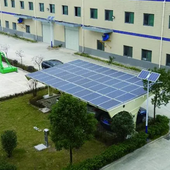 1KW 2KW 3KW 4KW 5KW 6KW 7KW 8KW 9KW 10KW Sistema de estacionamiento de autos solares Sistema de energía solar de cochera solar