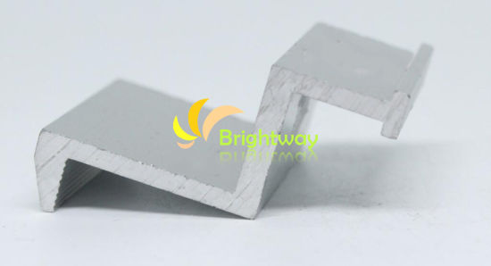 Abrazadera final de aluminio Aae011 para sistema de energía solar