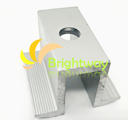 Abrazadera intermedia de aluminio Aam003 para sistema de energía solar