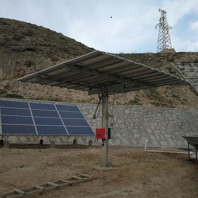 Rastreador solar de doble eje solar