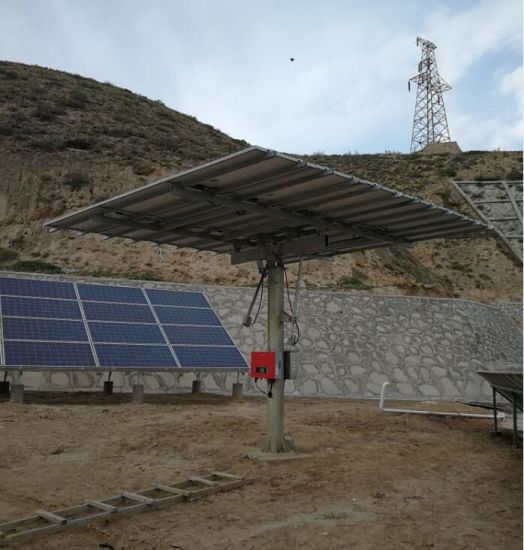 Rastreador solar de doble eje solar