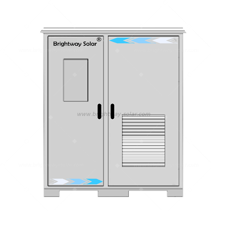 Brightway gabinete de almacenamiento de energía de batería de litio solar durante 200kWh con enfriamiento de aire acondicionado
