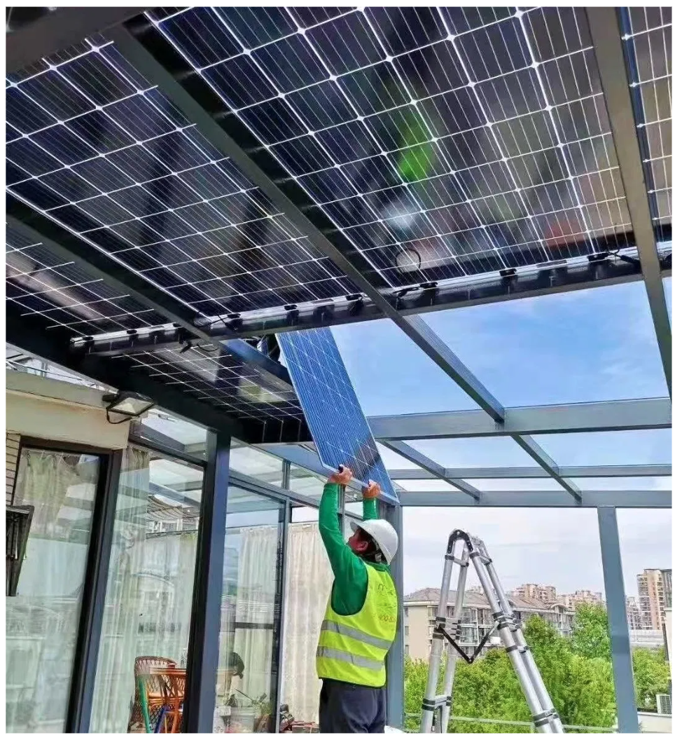 Brightway Solar 590W Paneles mono PV bifaciales para comerciales