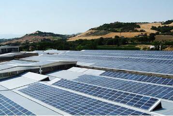 Sistema de energía solar conectado a la red de techo industrial y comercial distribuido de 1MW