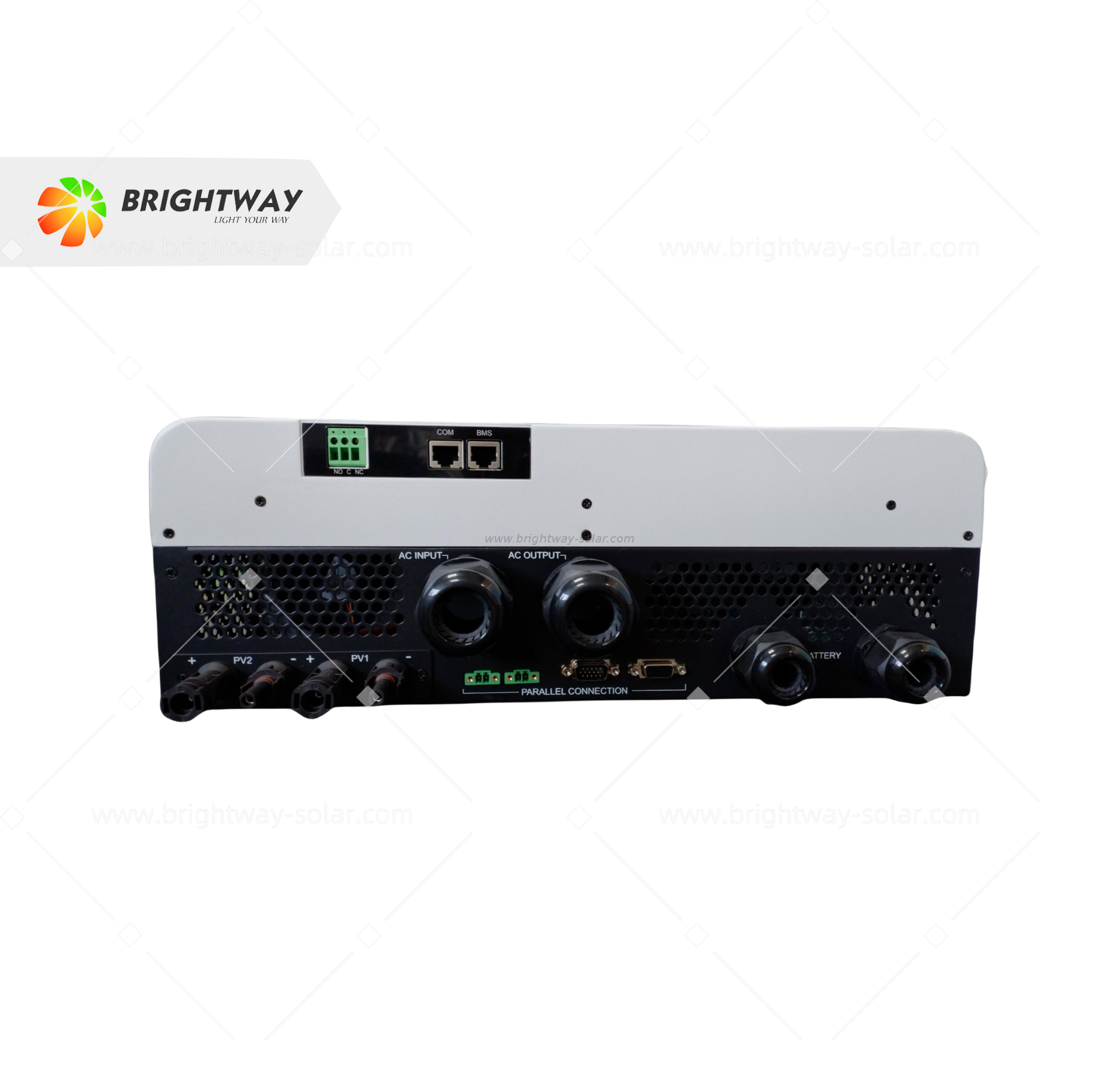 Brightway 10kVA Off Build Solar Inverter con batería de carga solar MPPT de una sola fase