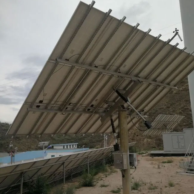 Rastreador solar de doble eje solar