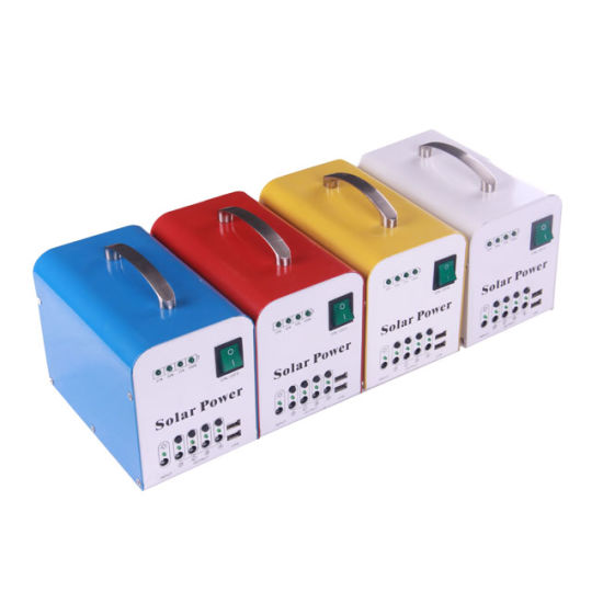 Mini sistema de energía solar con luz LED de 3W para el hogar