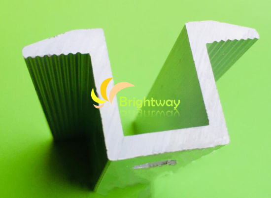 Abrazadera media de aluminio AAM001 para el sistema de energía solar