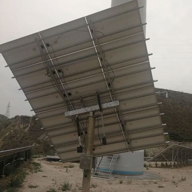 Rastreador solar de doble eje solar