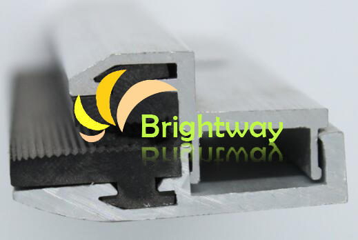 Abrazadera de extremo de aluminio Aae035b para sistema de energía solar