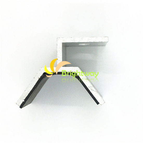 Aaj021 Sujeción de aluminio para la instalación del sistema solar de tejas de acero de color de techo