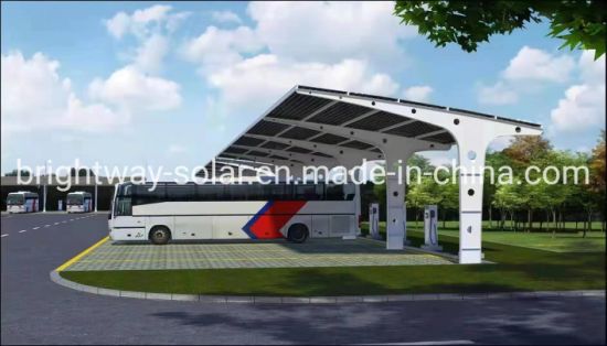 3kw 6kw 9kw Panel solar Estacionamiento de automóviles Toldo solar Carport solar