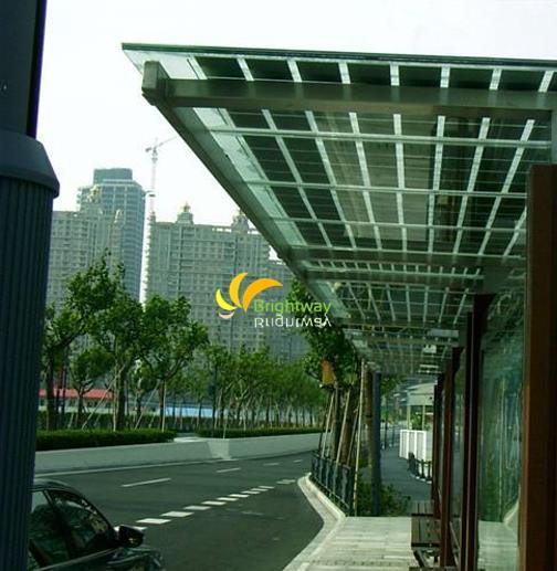 Panel solar de doble vidrio transparente/monocristalino 295W