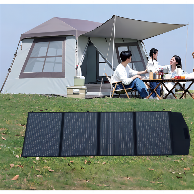 Brightway Solar 18V 120W Panel solar de campamento portátil para generador de energía solar para automóvil