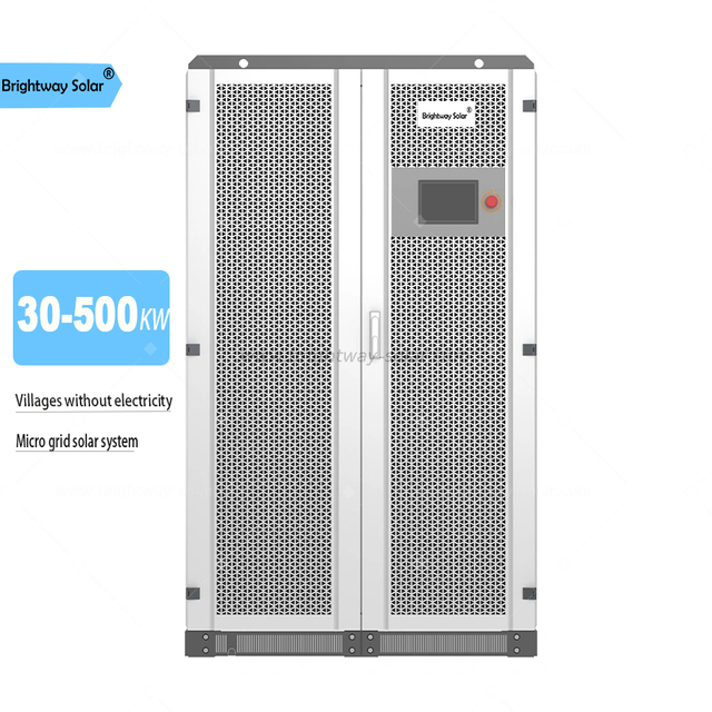 Brightway Solar 30kW Inverter solar híbrido 3 de fase con batería de litio para comercial