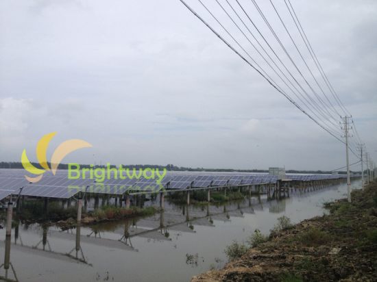 150kw Solar Linked Tilt Single Tracker System Planta solar fotovoltaica con sistema de monitoreo