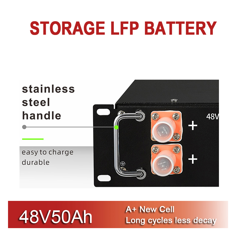 Batería de litio 48V50AH 51.2V 50AH sistema de almacenamiento de energía de iones de litio