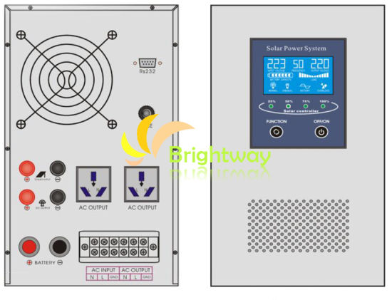 Inversor de onda sinusoidal pura de baja frecuencia de 3kw
