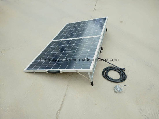 Sistema de energía solar portátil de DC Sistema de iluminación en el hogar para TV Fan PC