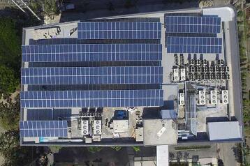 Sistema de energía solar conectado a la red de techo industrial y comercial distribuido de 1MW