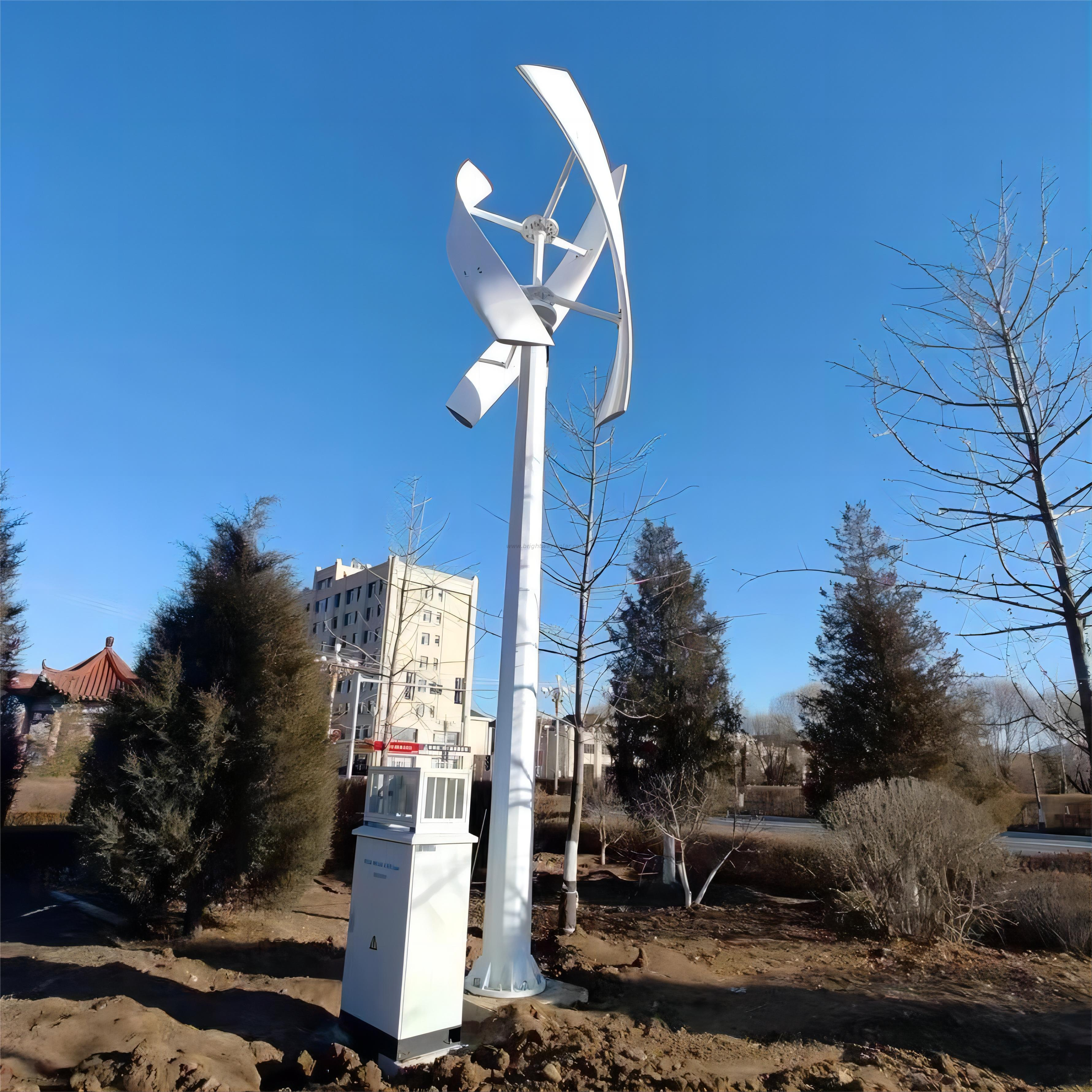 Brightway 5000W Eje vertical Turbina eólica 2KW 3KW 5KW 10KW