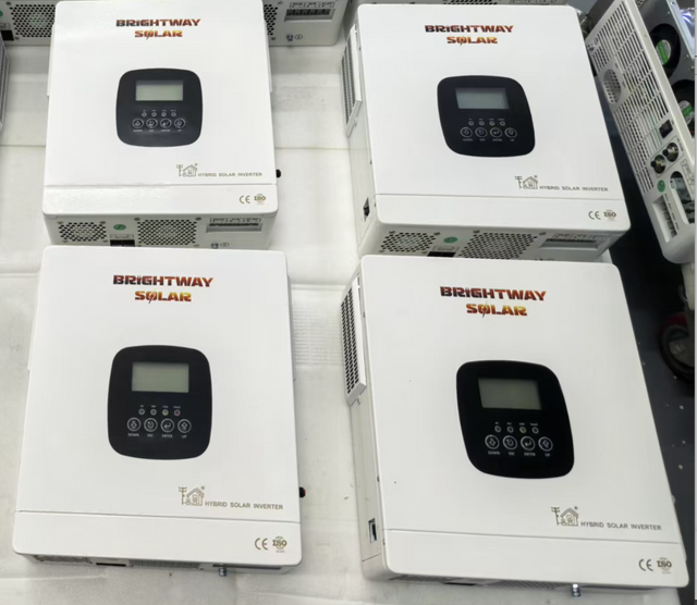 Brightway Solar 6300W Inverter solar de doble voltaje con MPPT y funcionalidad híbrida