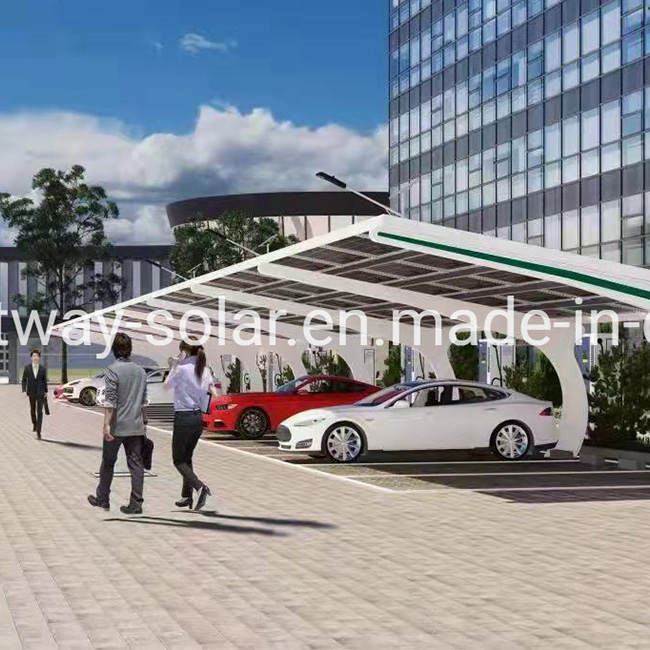 3kw 6kw 9kw Panel solar Estacionamiento de automóviles Toldo solar Carport solar
