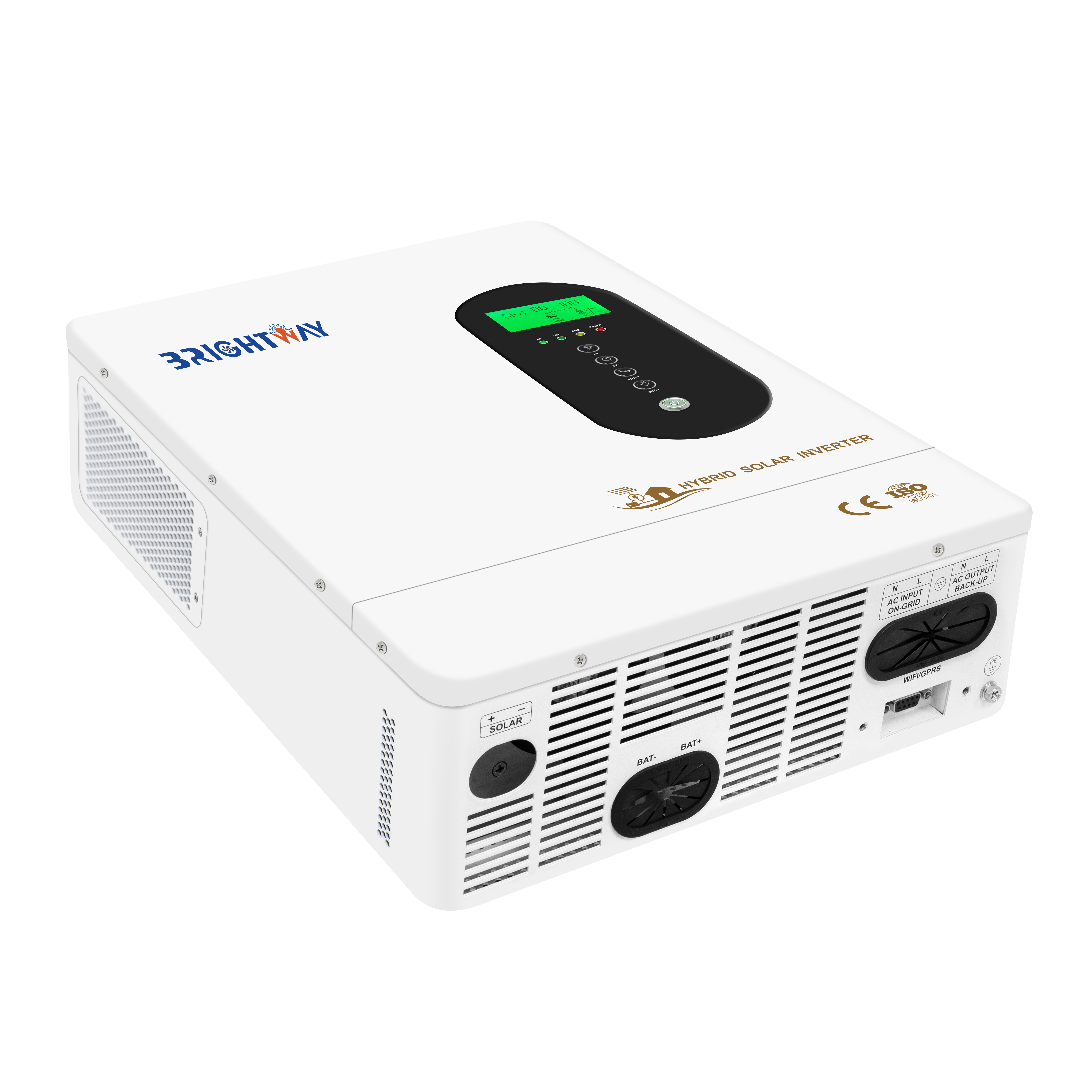 Brightway Solar 5kW Híbrido de fase única en el inversor solar fuera de la cuadrícula para uso agrícola